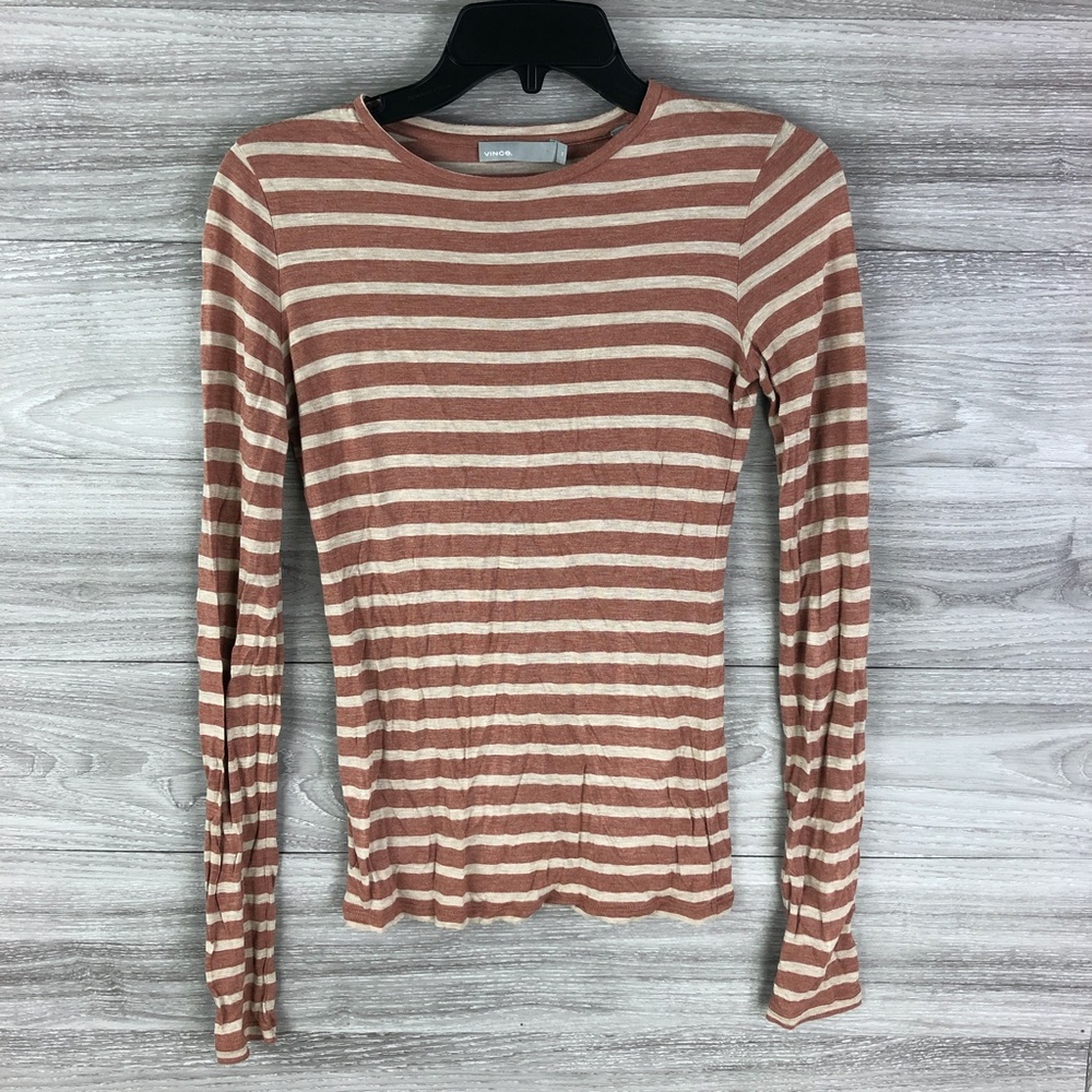 Vince Stripe Long Sleeve Shirt